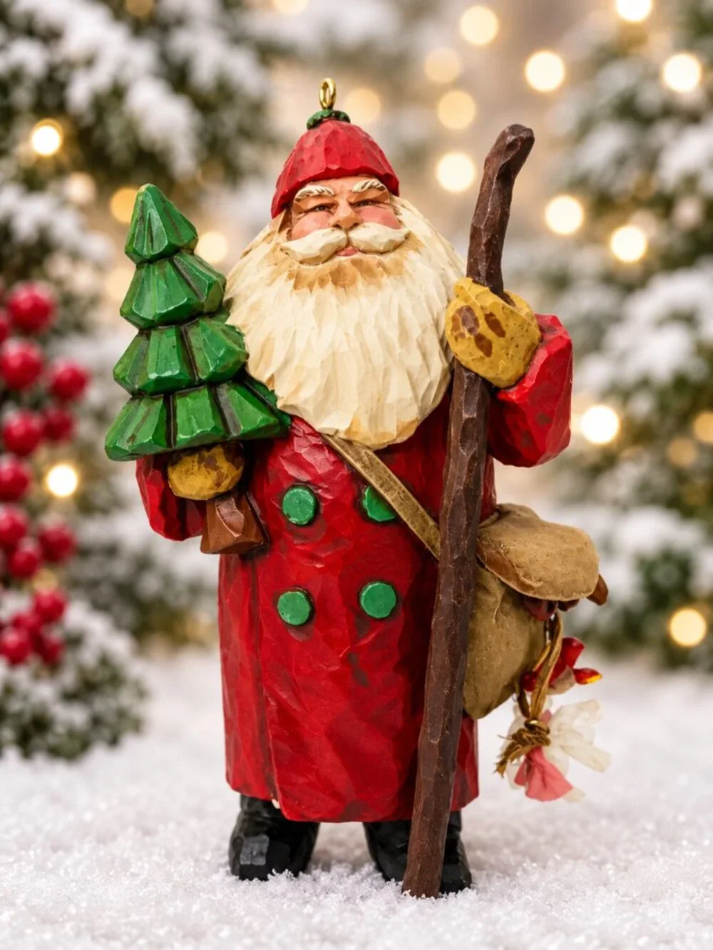 Hallmark Keepsake “Making His Way” Santa Ornament 1998 Collector’s Club